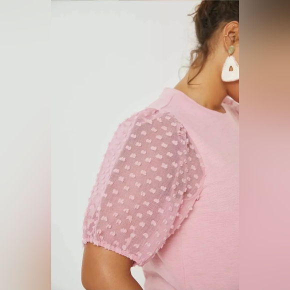 Anthropologie Maeve Woven Puff-Sleeve Top - Picture 4 of 4